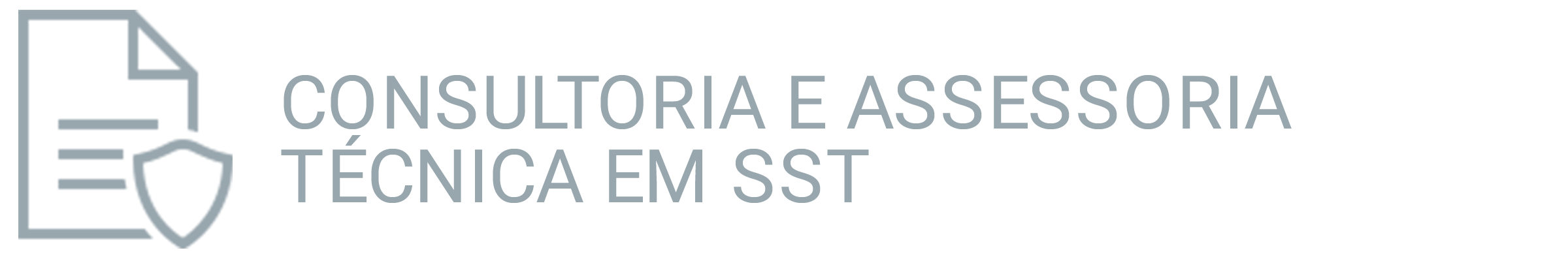 CONSULTORIA E ASSESSORIA TÉCNICA EM SST